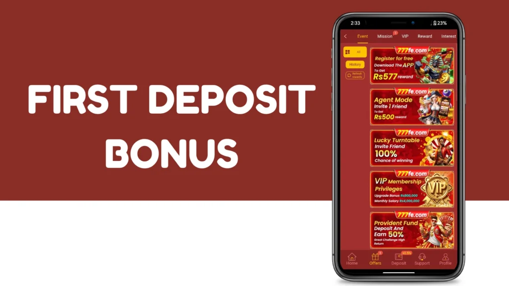 777FE Game bonus page