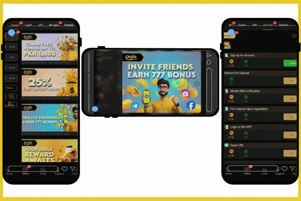 9Win Game APK Download Bonus page