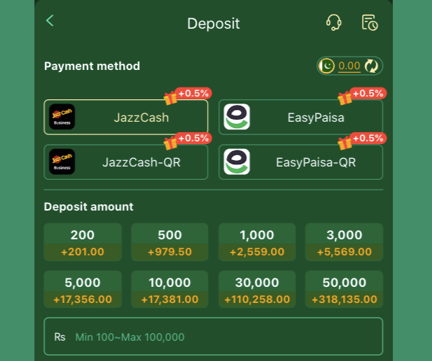 CT777 Game rewards on deposits