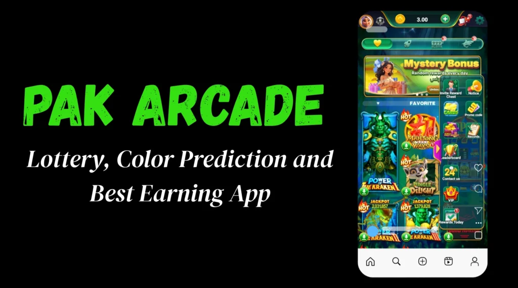 PAKARCADE Game online arcade gaming platform interface