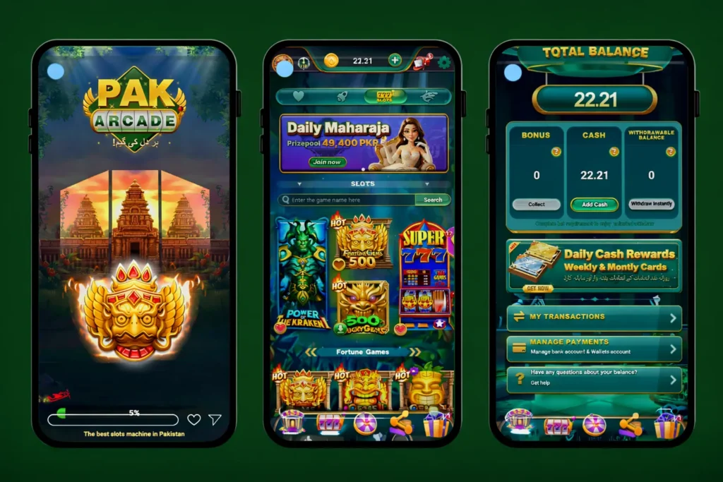 Player enjoying PAKARCADE Game arcade gameplay on mobile device