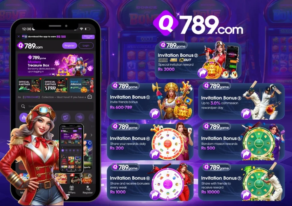 Q789 Game bonus page