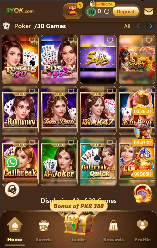 3YOK Game APK Download interface