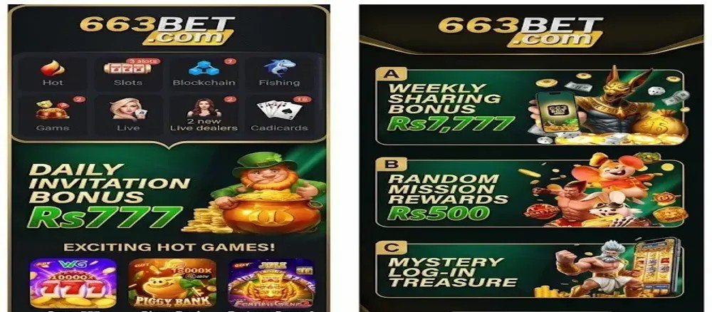 663Bet Game APK Bonus Page