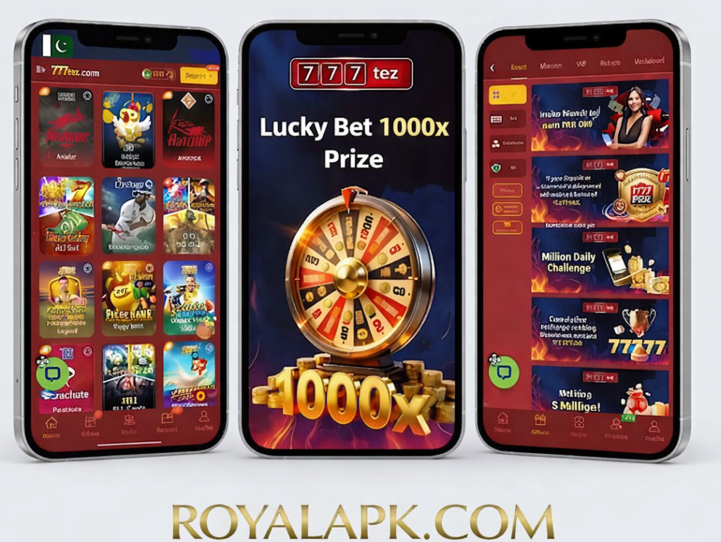 777Tez Game APK Download Interface Page