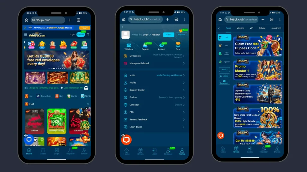 966PK GAME APK Download Interface 