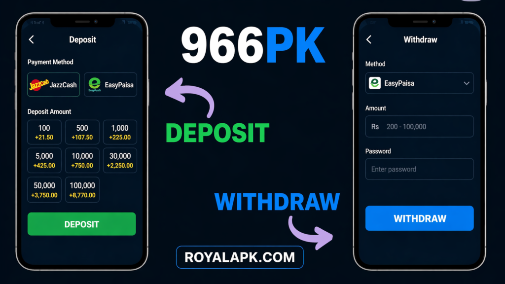 966PK GAME APK Deposit and Withdraw Guide