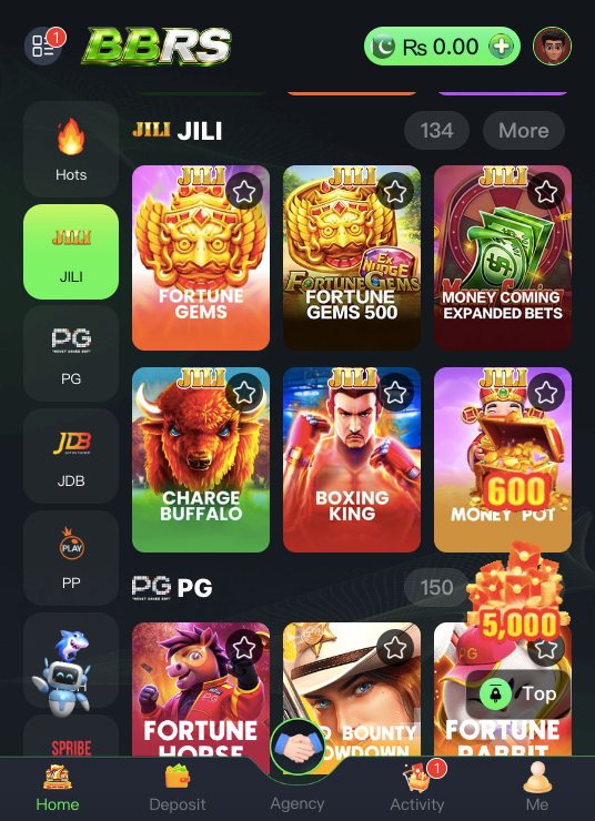 BBRS Game Mobile-friendly gaming platform Pakistan