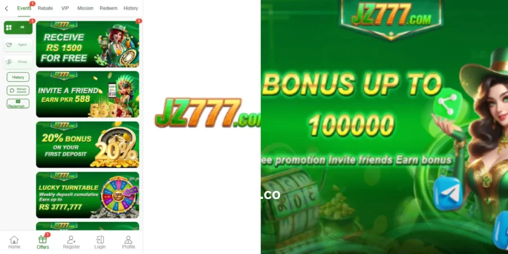 JZ777 Game APK Latest Bonus Page
