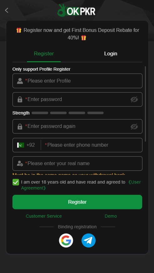 OKPKR Game APK Download Earning Register Guide