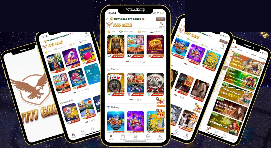 Y777 Game APK Download Latest Version Interface page